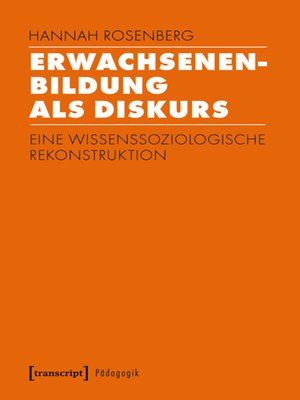 cover image of Erwachsenenbildung als Diskurs